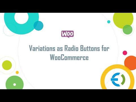 Variations as Radio Buttons for WooCommerce - Extendons