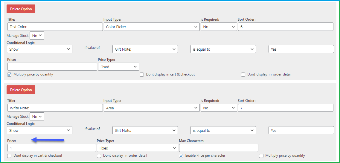 Custom Product Addons for WooCommerce