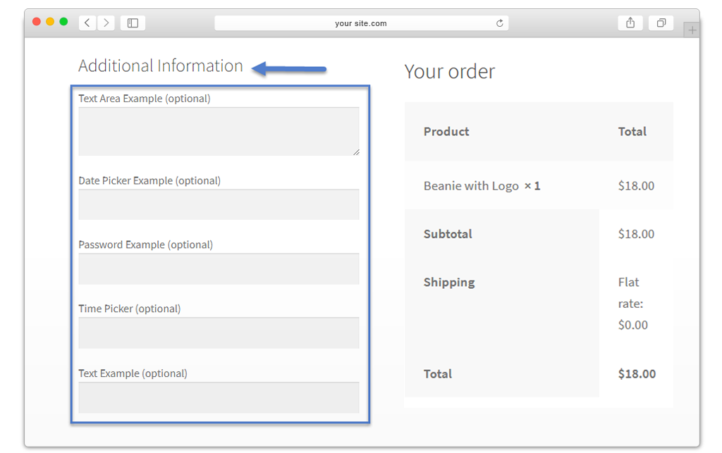 Custom Checkout Fields Manager for WooCommerce
