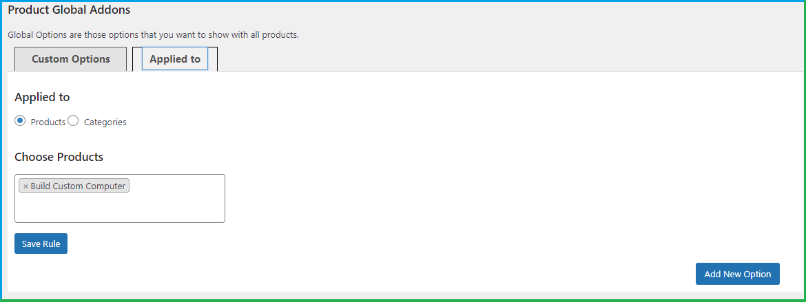 Custom Product Addons for WooCommerce