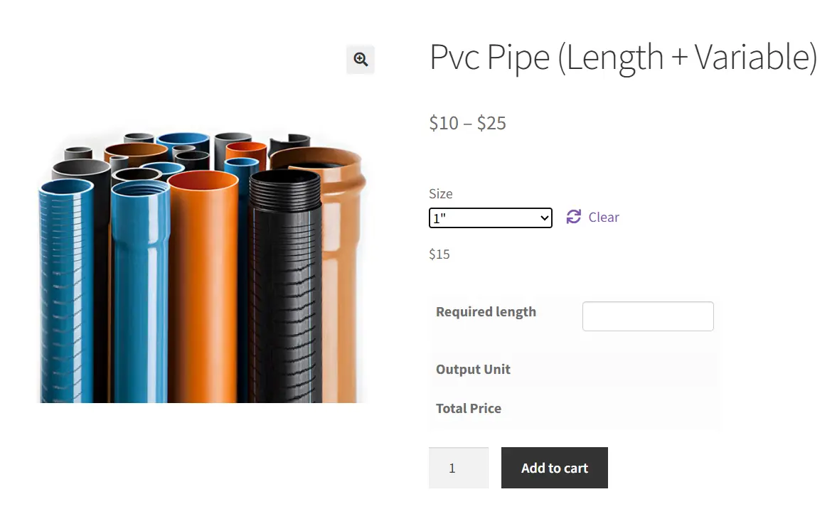 Measurement Price Calculator for WooCommerce